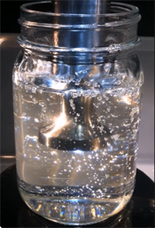 First-ultrasonic-degassing-test-bubbles-surface-and-break-bsp-1200-batch-mode.png