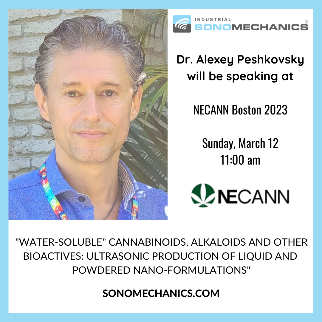 Alexey Peshkovsky, Industrial Sonomechanics - Speaking at NECANN Boston